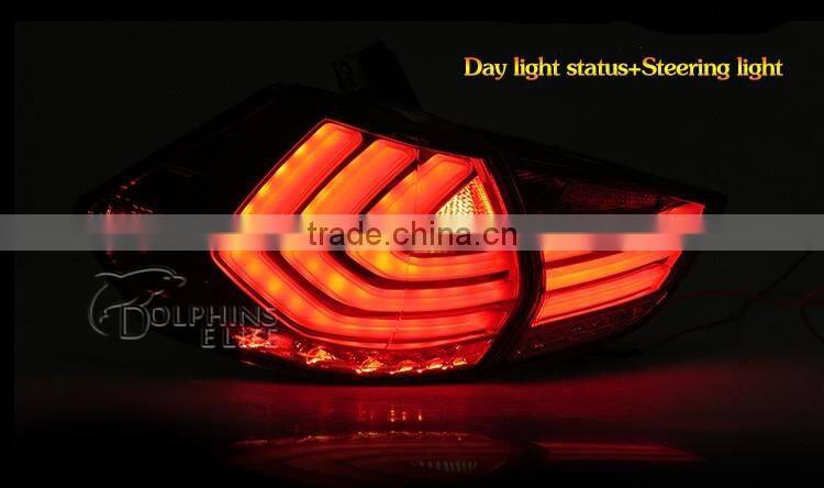 Super Bright Led Rear Low Beam Brake Lights Reversing Lamp Taillights For Nissan X-Trail Rogue 3rd 2014 2015 2016 Rear Lamp