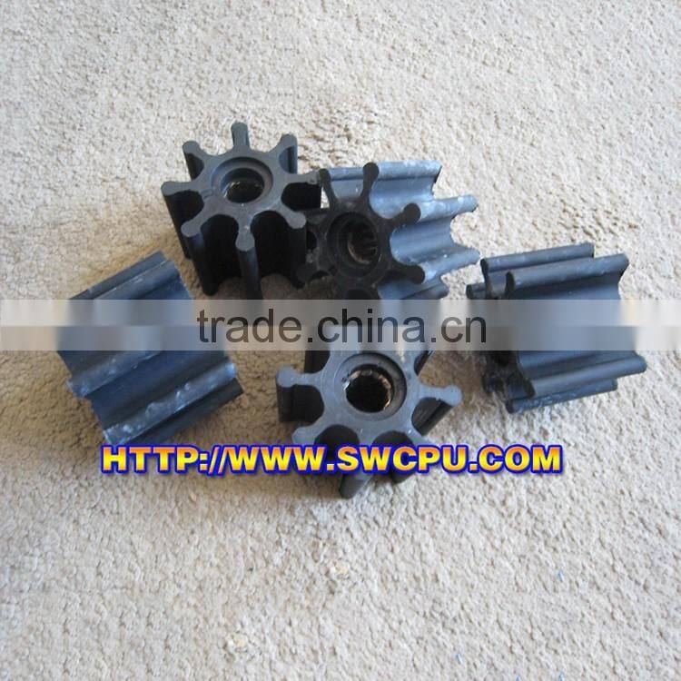 OEM high performance EPDM rubber impellers for pump parts
