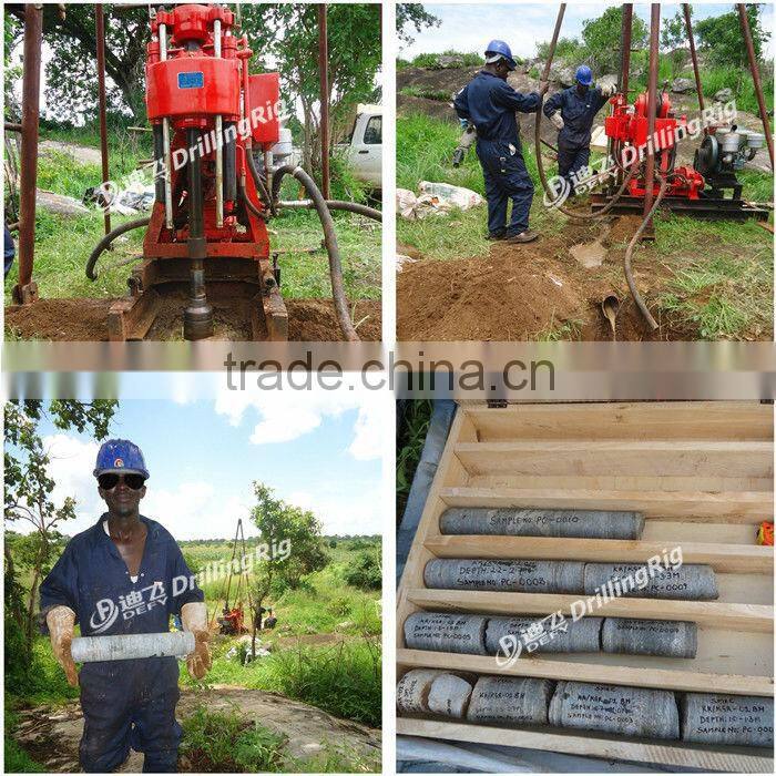 Economical popular Exported 80-130m Portable mini water well drilling rig