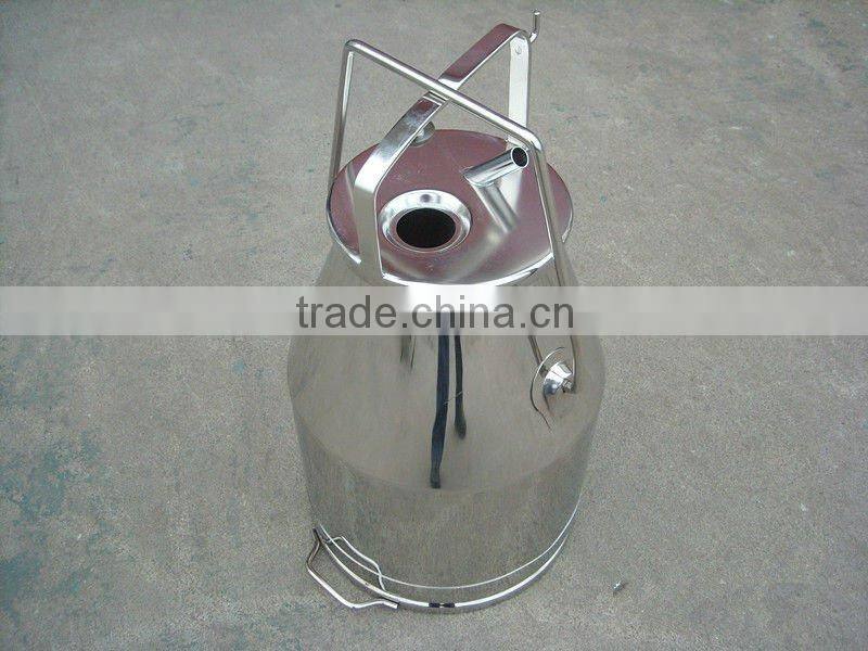 Stainless Steel Milk Bucket with Lid