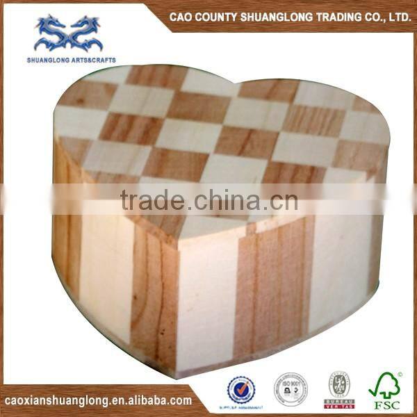 2016 heart shape wood boxes, cheap wood cheese boxes