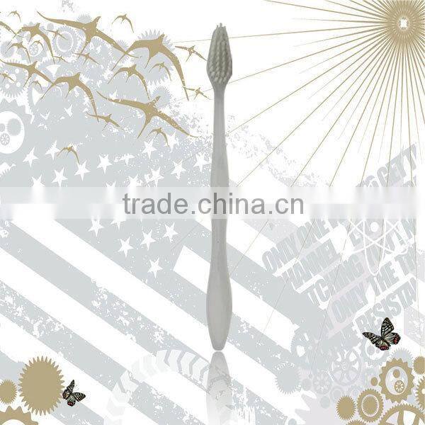 Disposable plastic grip dual head toothbrush for airline travel toothbrush manufacturer