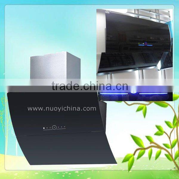 Tempered Glass self venting Commercial range hood