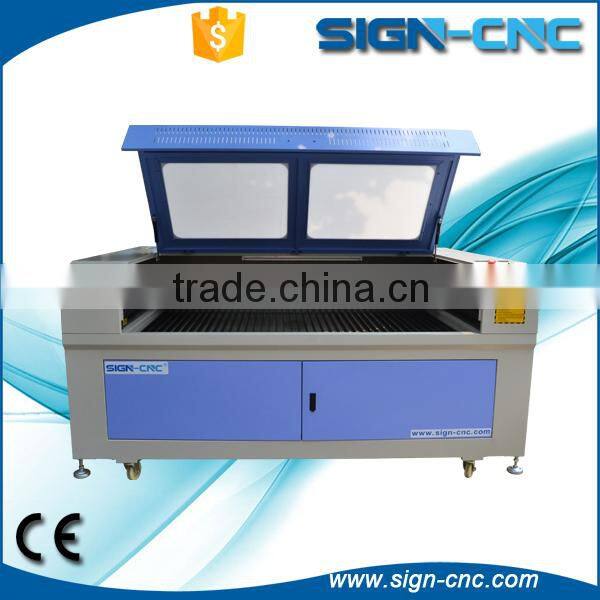 SIGN 1610 reci 90w double head laser cutting machine /auto focus laser cutting engraving machine