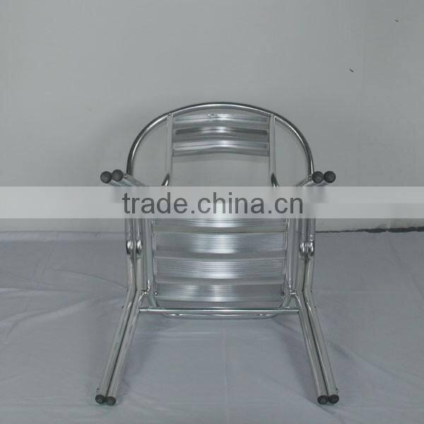 good quality restaurant cafe aluminum modern stacking chair YC020A