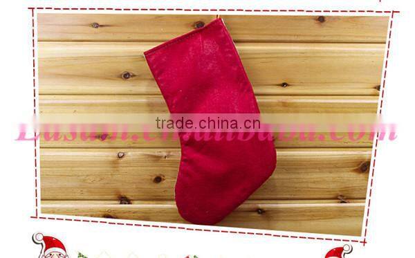 Small order acceptable santa gift beautiful christmas stocking