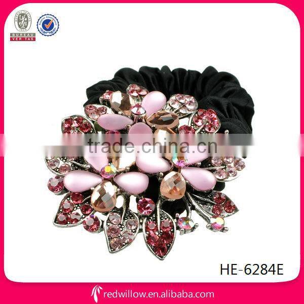 America popular glitter crystal stones knotted hair bands