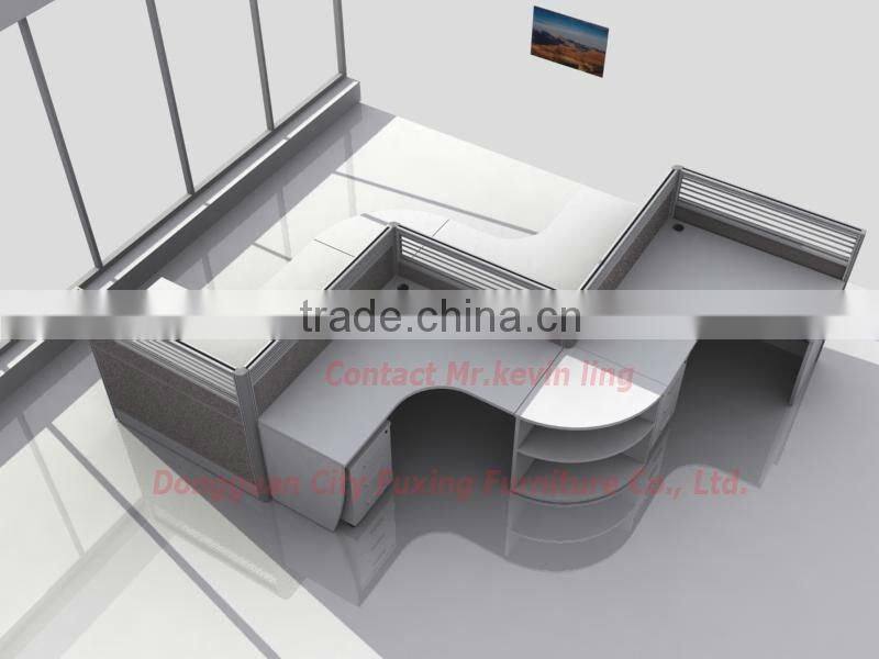 Aluminium frame office partition