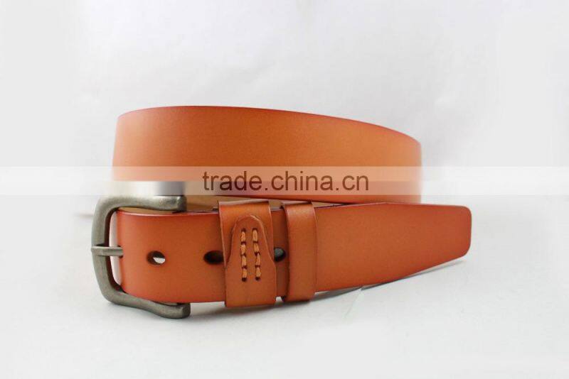 High quality fashion black formal dress genuine leather belt for men
