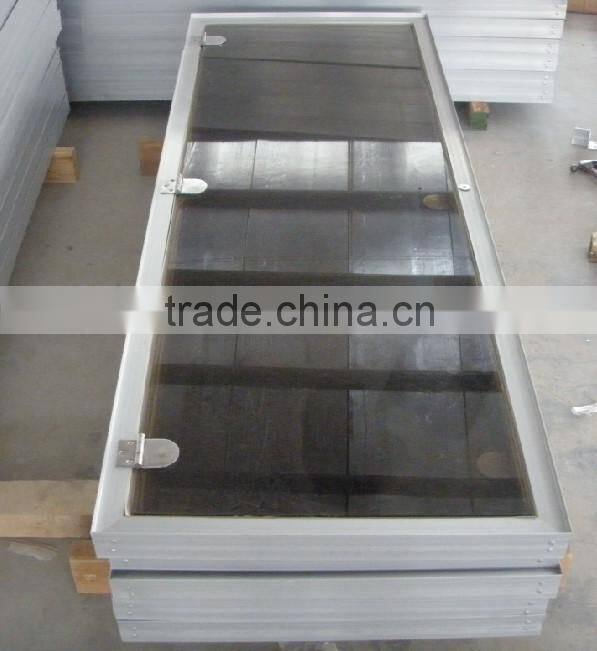 6mm-8mm Tempered sauna Glass Doors with aluminium frame (KD-7008)