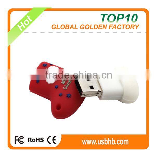 High quality Stockings shape u Disk for christmas gift