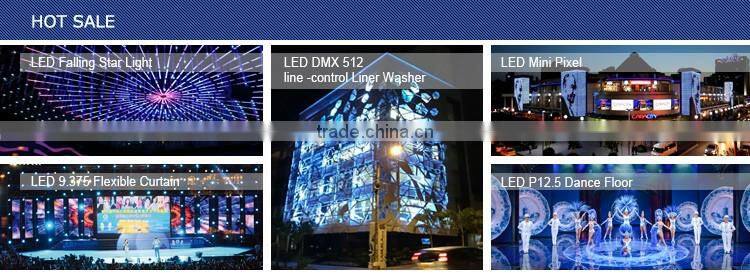 waterproof 6pcs/pixel SMD5050 lamps led dot matrix light for the building facade lighting