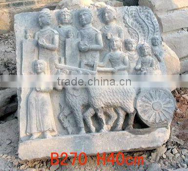 antique statue on stone