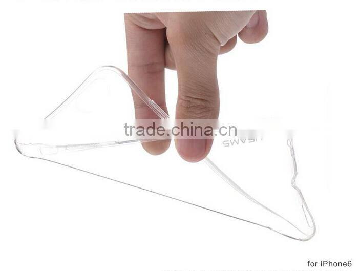 for iphone 6 soft ultrathin TPU clear transparent case cover