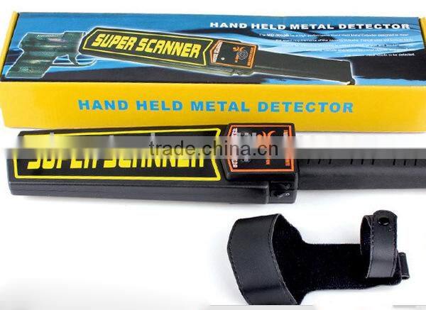 high sensitivity hand held metal detector super scanner