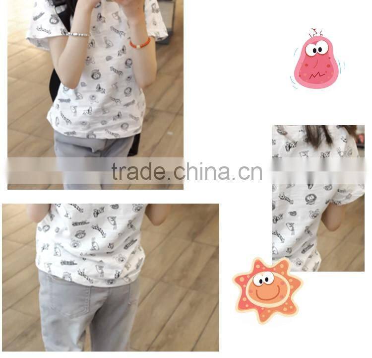 Wholesale Stylish Soft Breathable Round Neck Children T-shirt