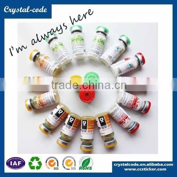 Waterproof 10ml vials steroids label