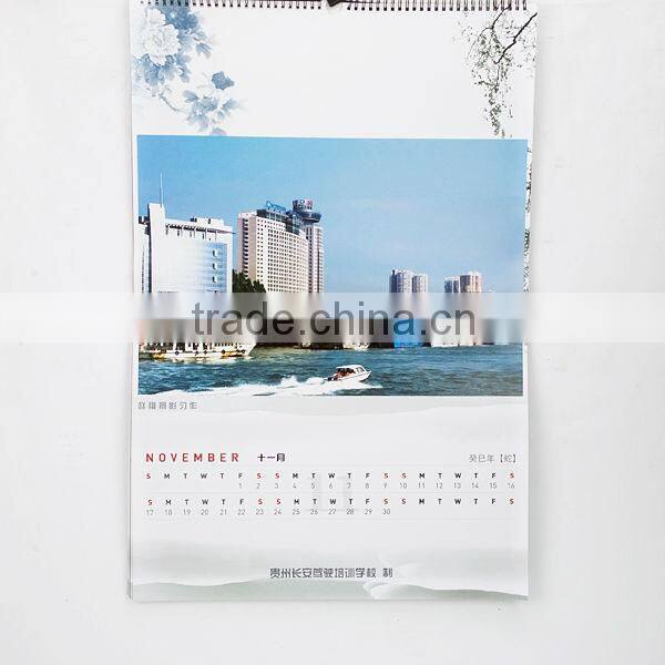 spiral wall calendar printing