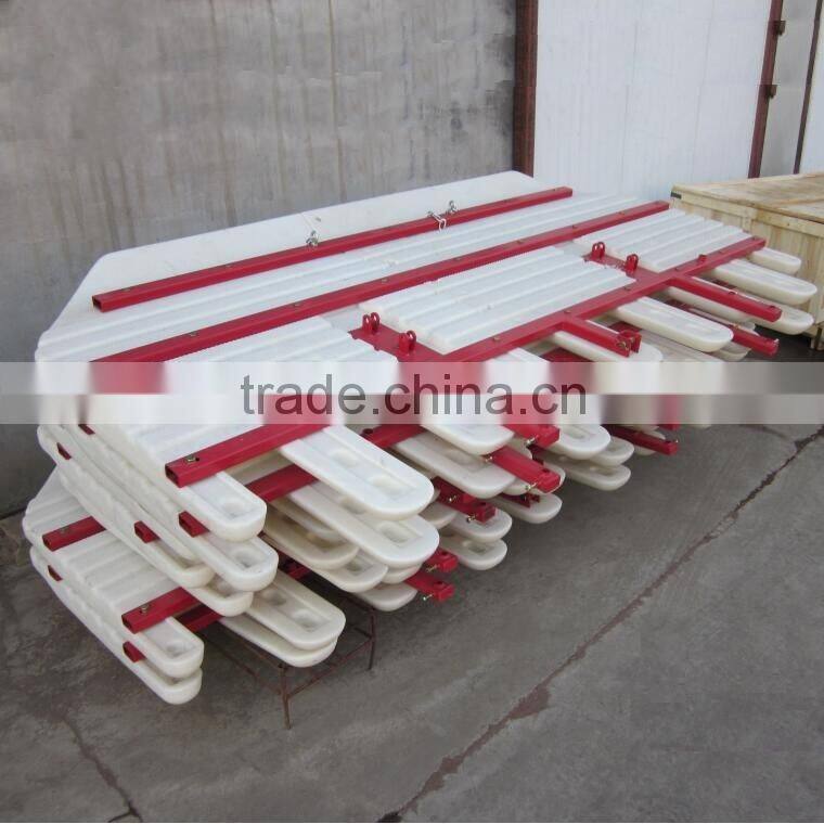 Hot selling 2Z-8238BP 8 rows 238mm rows width Rice transplanter with New Plastic seedling float