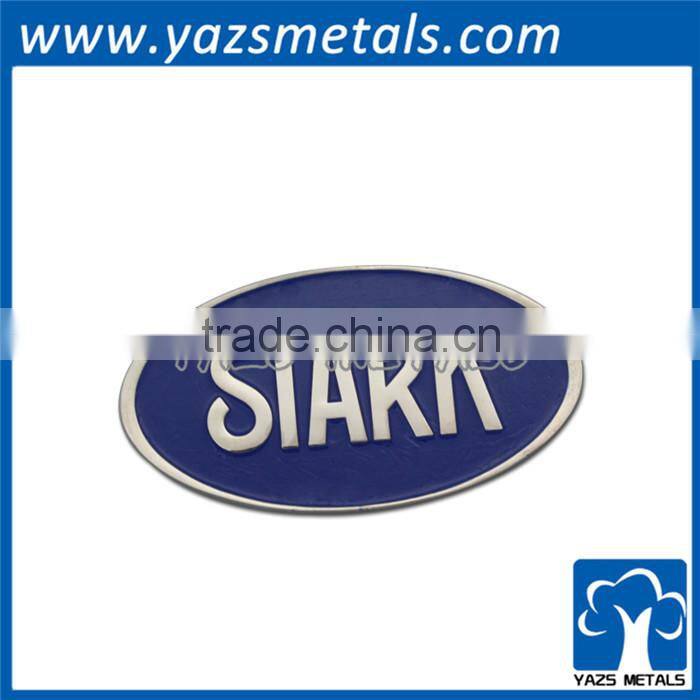 2015 custom metal logo label