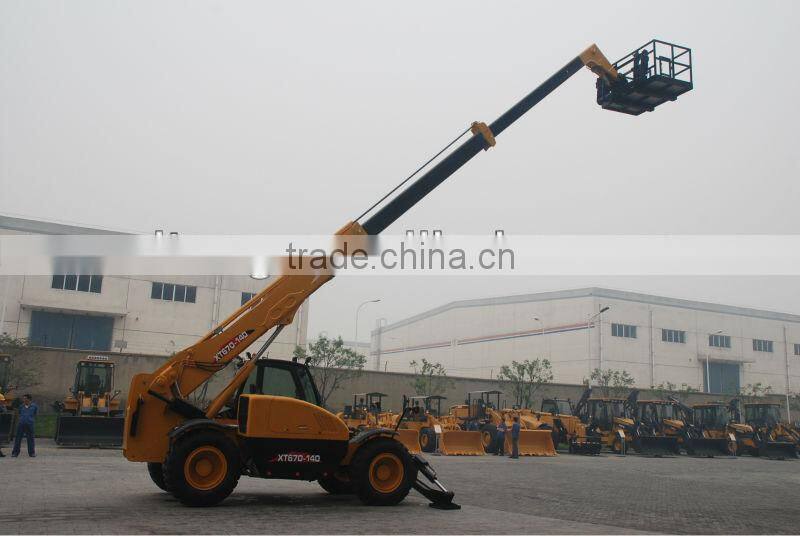 3.5t 5 ton 14m Telescopic Handler Forklift XCMG XT 670-14