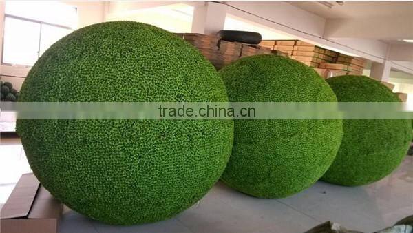 Giant artificial iron frame plastic topiary balls