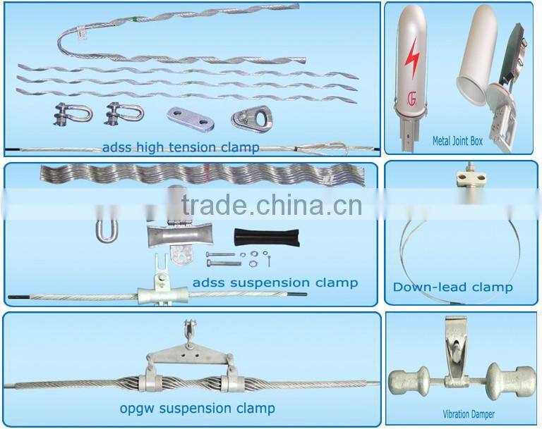 china manufacturing overhead power line fitting OPGW dead-end opgw earthwire tension fittings