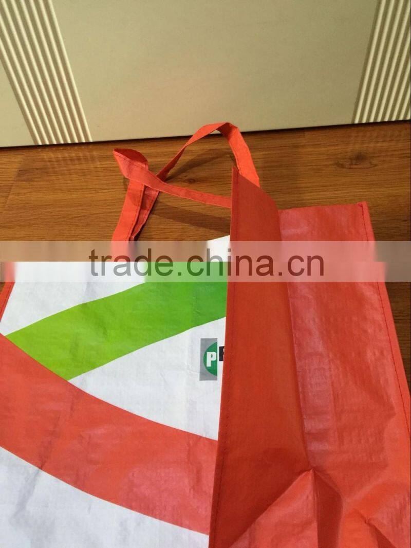 red non woven promo tote bag