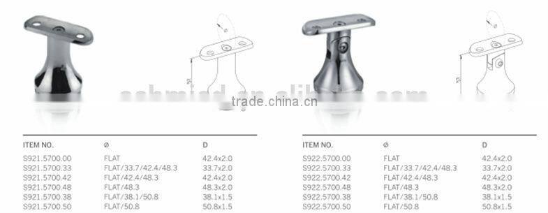 stainless steel handrails for outdoor steps saddle support,saddle