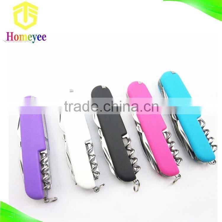 folding plastic handle multifunction swiss knife