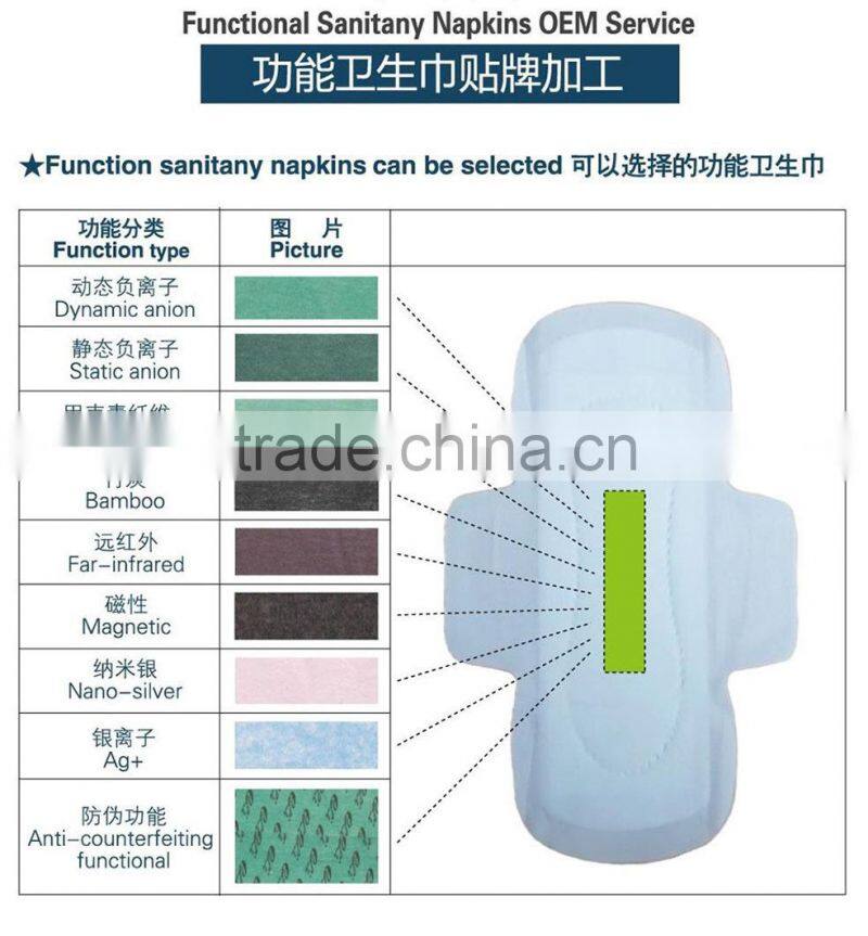 super absorbent mild herbal chip sanitary napkins