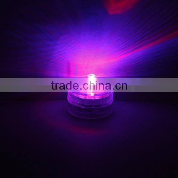 12Pcs Colorful Submersible Tea lights Waterproof Led Candles for Wedding