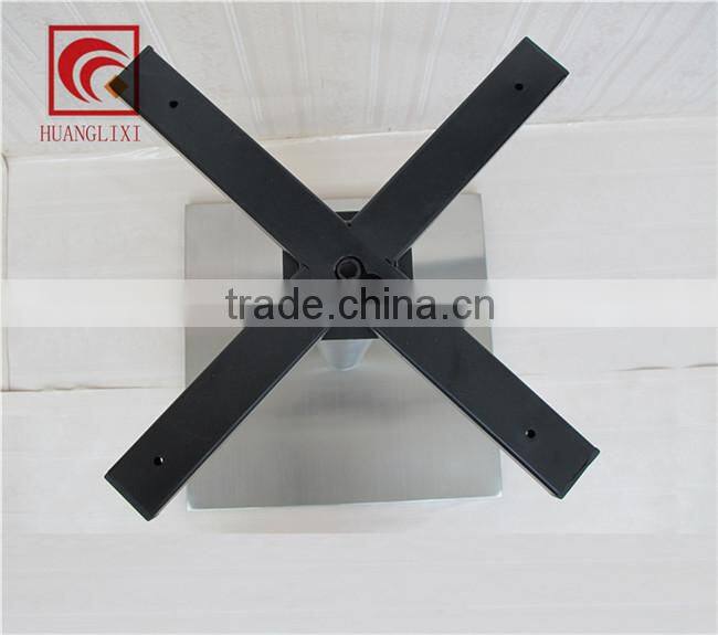 Composite base brushed stainless steel table leg stainless steel chassis restaurant table frame Coffee legs