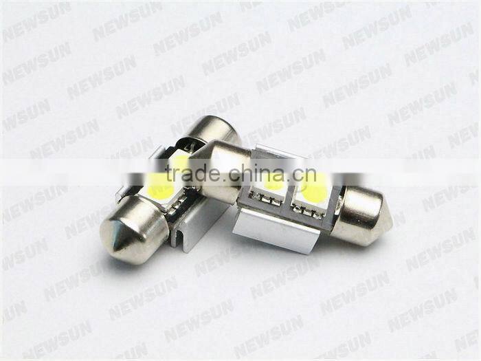 12v-14.5v 2.8W led car interior decoration lighting,5050SMD 31mm car reading license seat light, auto festoon led bulb 12v C5W