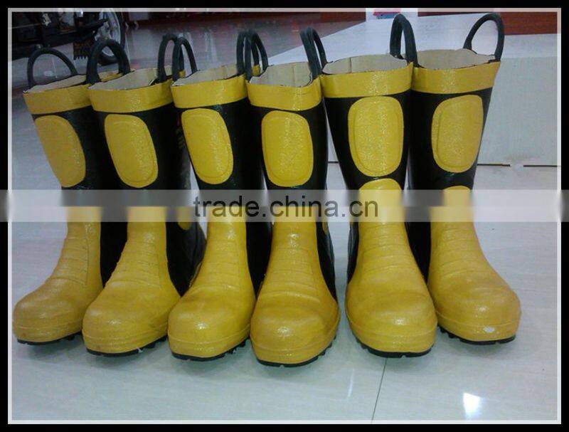FIREMAN RUBBER SAFETY BOOTS