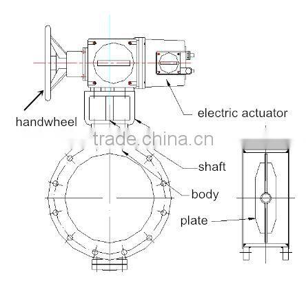 High quality Electric ventilation butterfly valve buy chinese products online