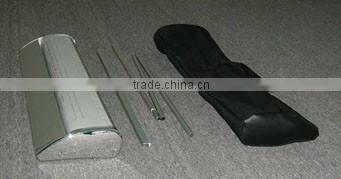 Modle 18 style aluminum wide base roll up screen