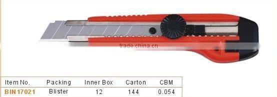 Knife cutter with plastic handle BIN17021