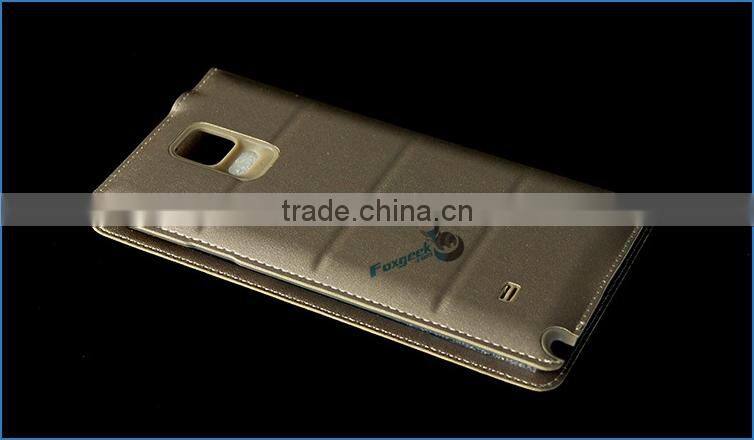 Hot selling phone case high quality TPU leather case cheap price waterproof case for samsung Note 4