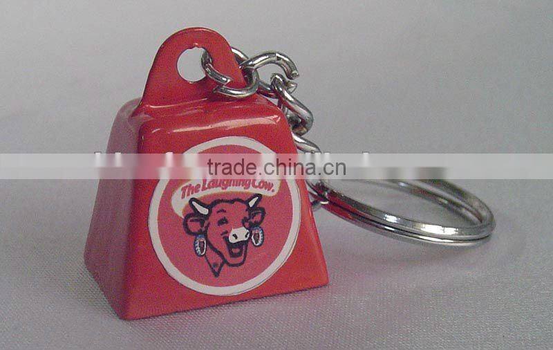 small metal keychian with bell , logo printable, all colors accepted A2-C53 ( A706)