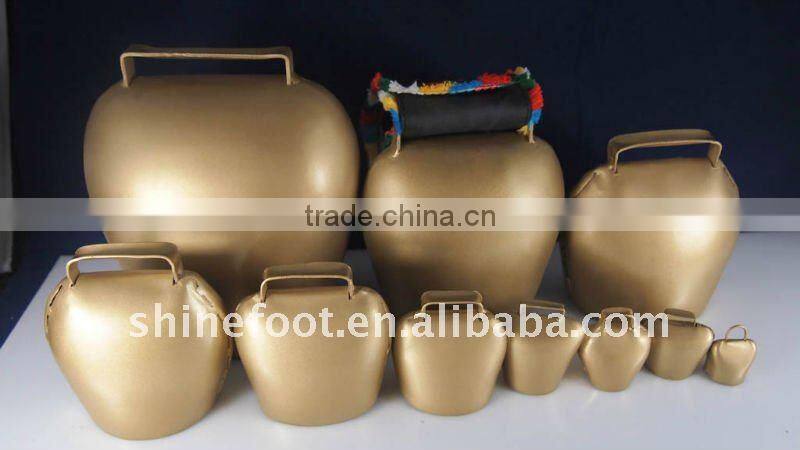 (A288)1.75" swiss cow bell for souvenir A4-C018 without strap,colors vary