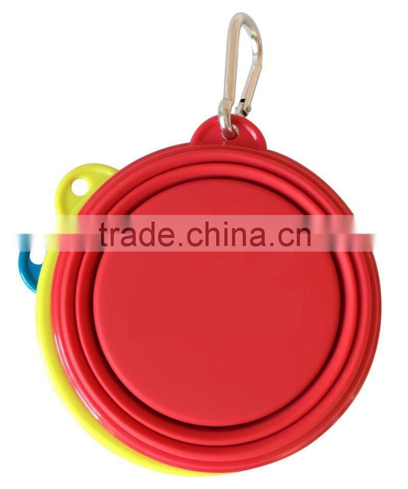 OEM Tableware 100% Home & Garden Food Grade Collapsible Silicone Pet Bowl