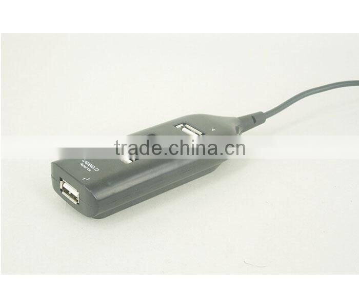 New High Speed 4-Port Splitter USB 2.0 Hub powered Adapter For PC Laptop Notebook