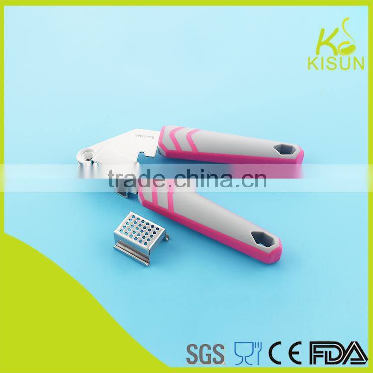 high quality vegetable tools type stainless steel 18-0 garlic press