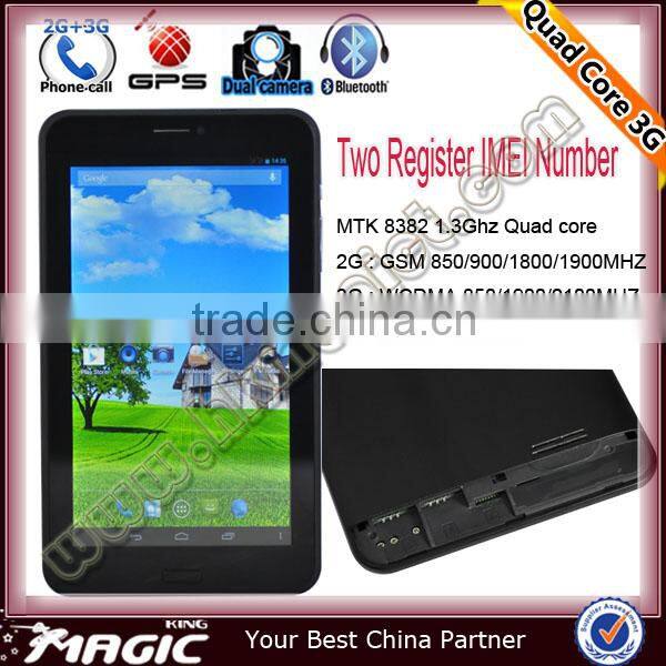 Loewest price Quad core Dipega game android tablet with dual sim slot IPS screen