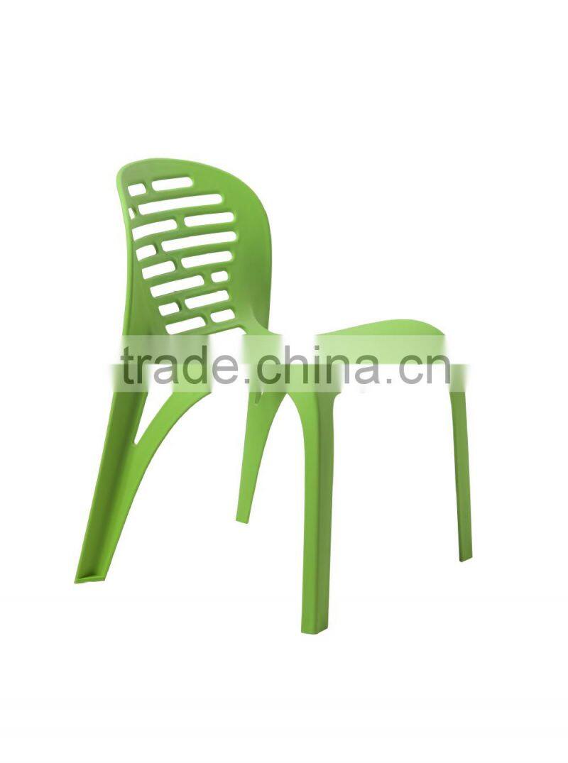 2014 high quality white stackable outdoor plastic chair price with plastic feet HC-N025