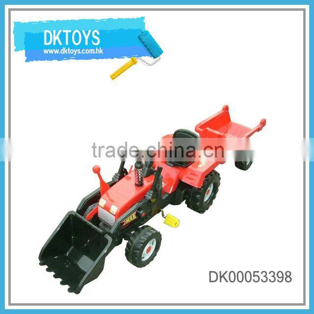 Plastic Kids Ride on Tractor with Pedals