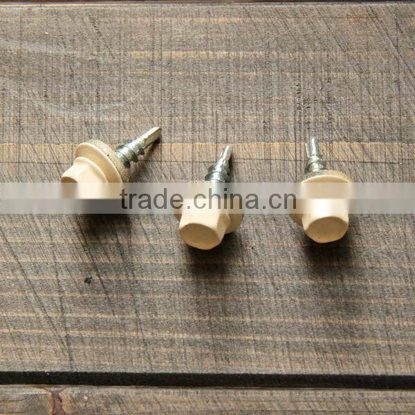 Hex Head Self Drilling Screw With Color Head for roof