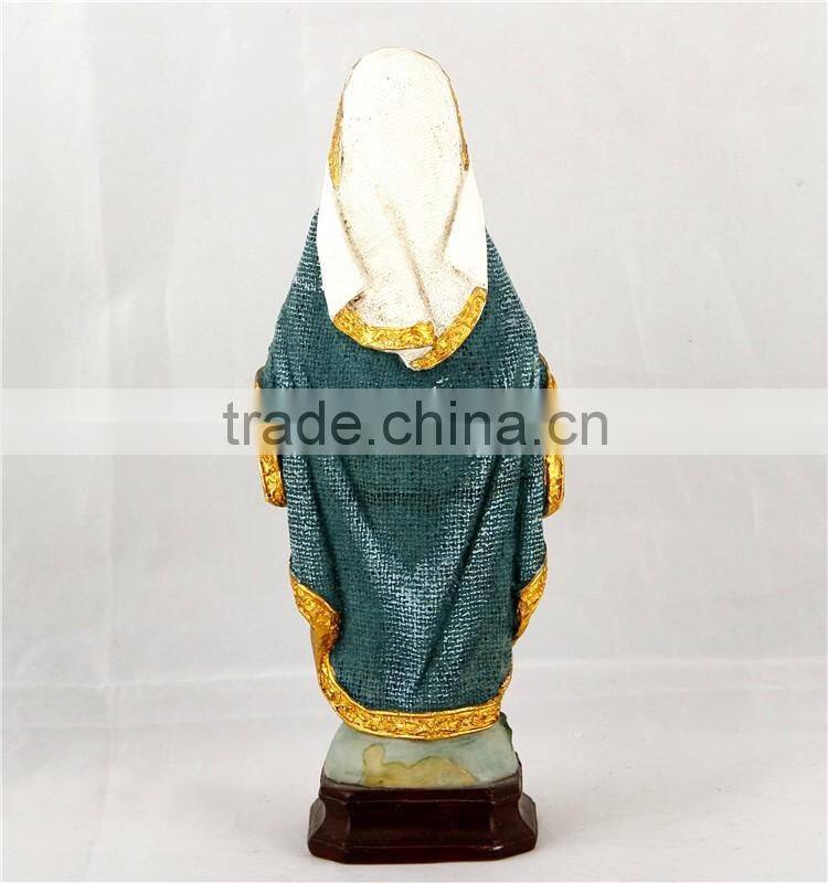 colourful antique the virgin mary decoration