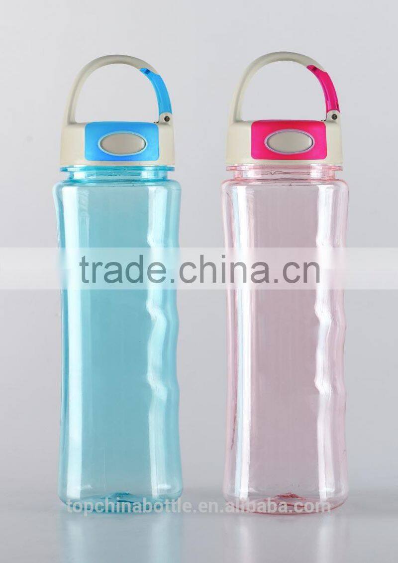 colorful and light 750ml promotional gift and travelling PP water bottle